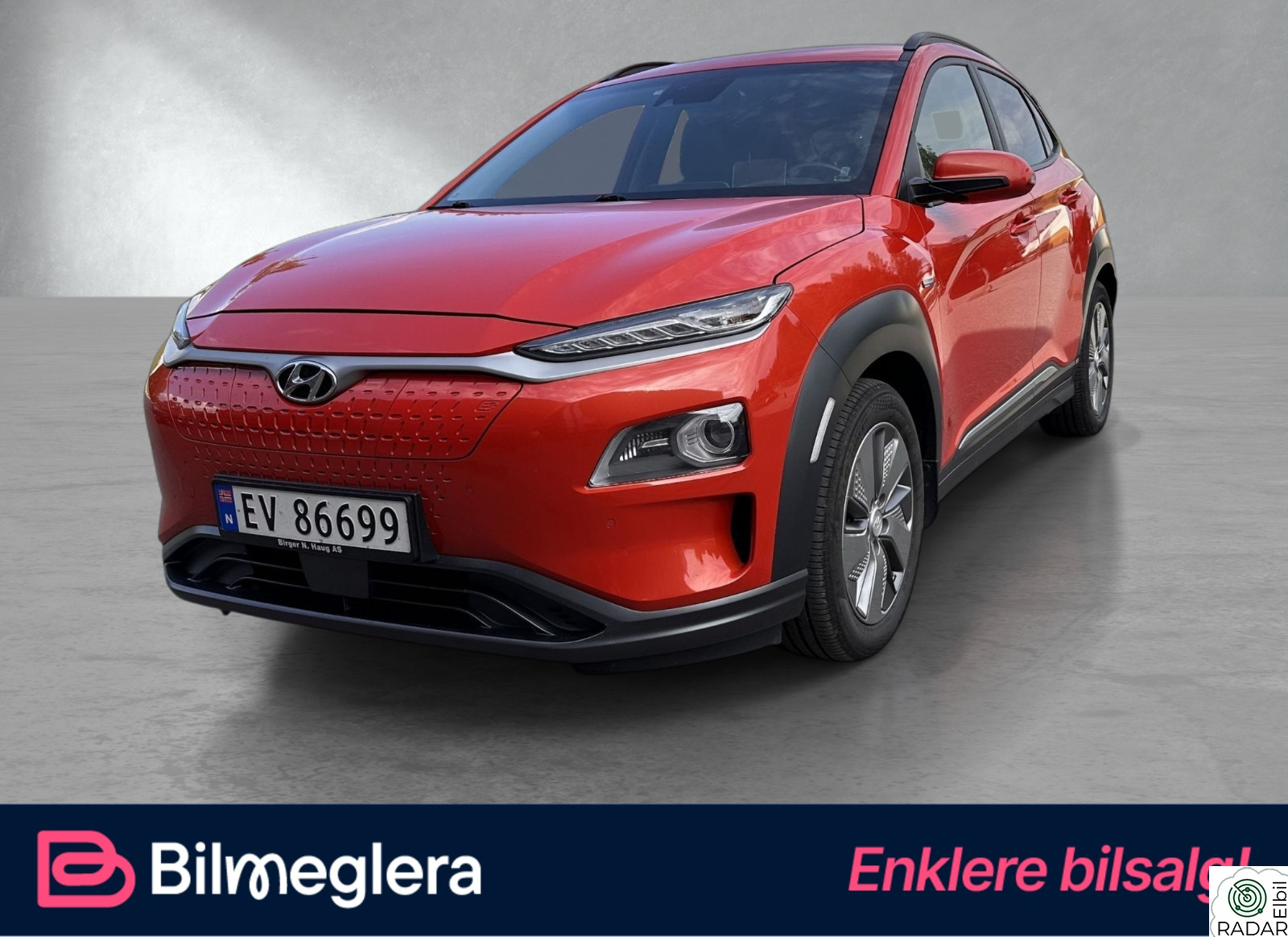 HYUNDAI Kona 449KM WLTP / Elektriske Seter / HEADUP / KAMERA++
