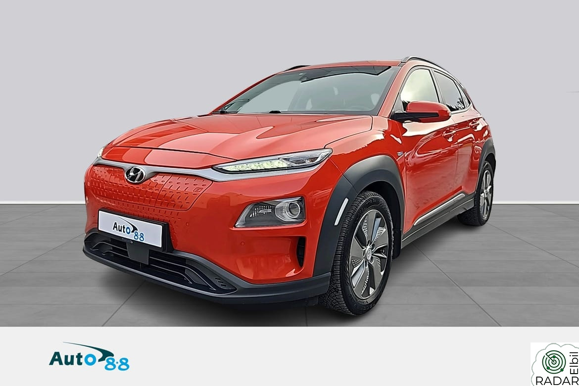 HYUNDAI Kona Premium LR 64 Kwt. 449 km. Skinnseter, kamera++