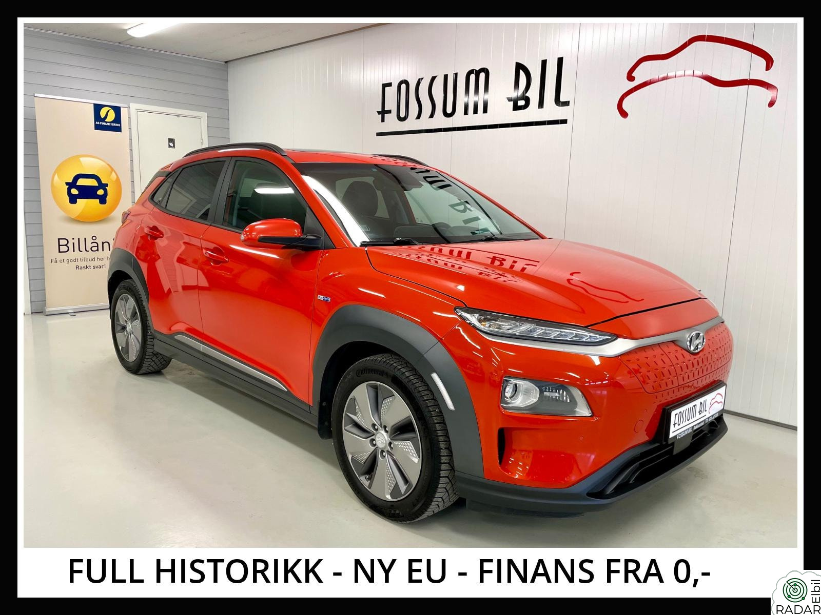 HYUNDAI Kona PREMIUM 64kWt 450 WLTP/NORSK/1EIER/ALT UTSTYR/PEN/NY EU