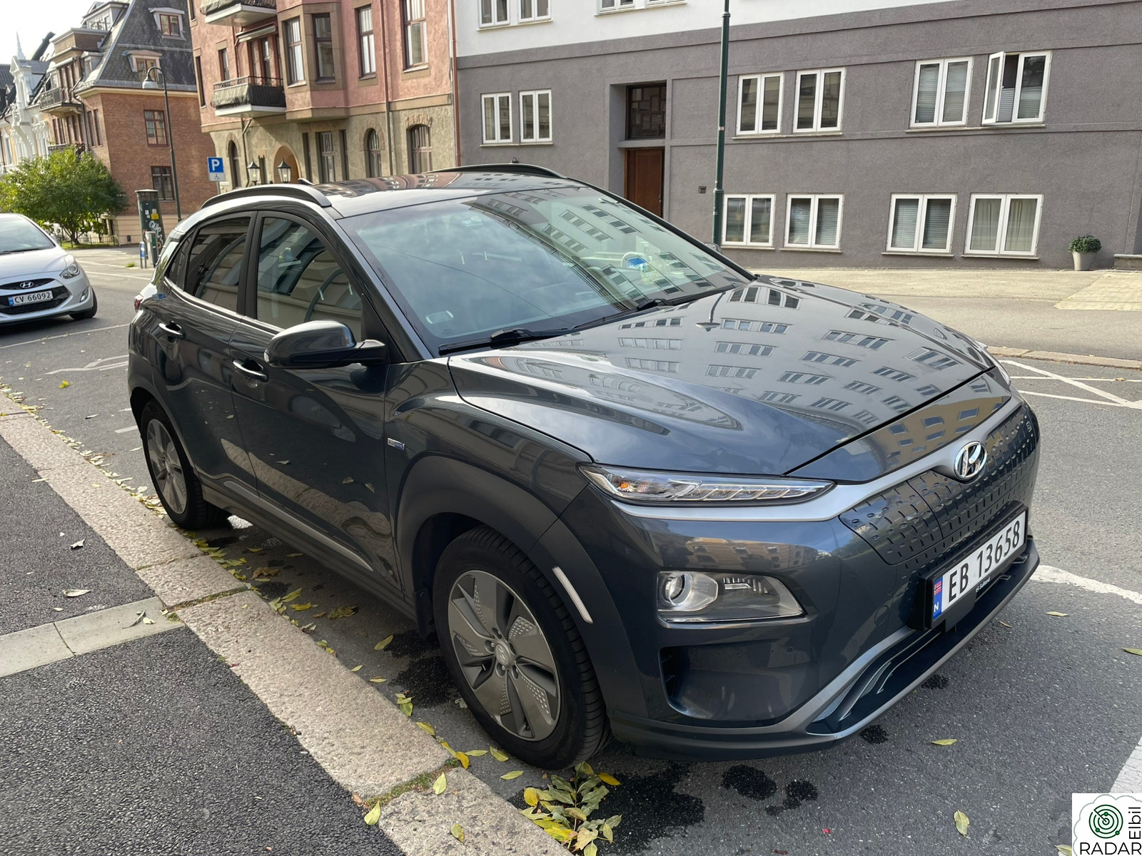 HYUNDAI Kona Teknikk, skinn, adaptiv, metallic, keramisk, bruktgar.