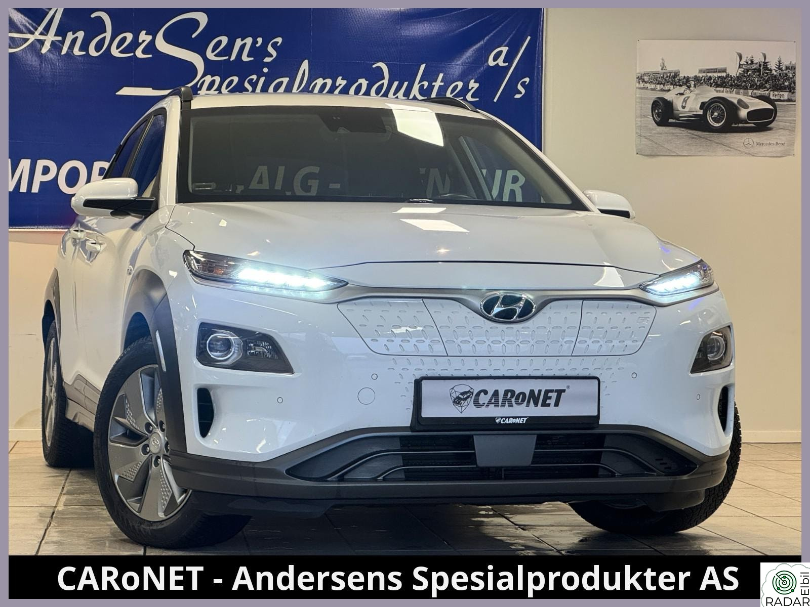 HYUNDAI Kona 64kW, Premium, skinn, headup, Blue-Link, Apple CP++