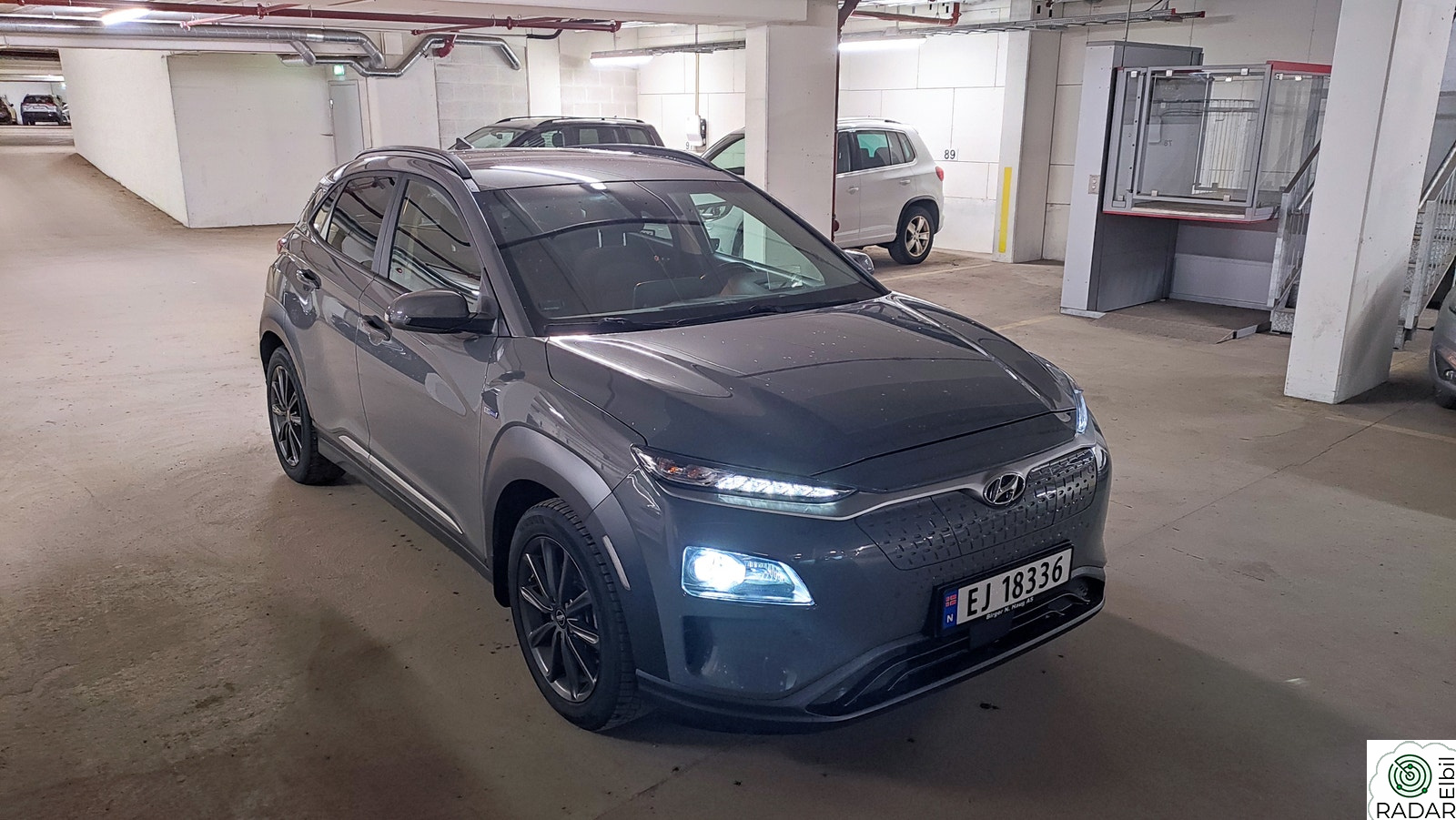 HYUNDAI Kona Ny hvd.batteri (2022). Ny el. motor/girkasse nov. 2024