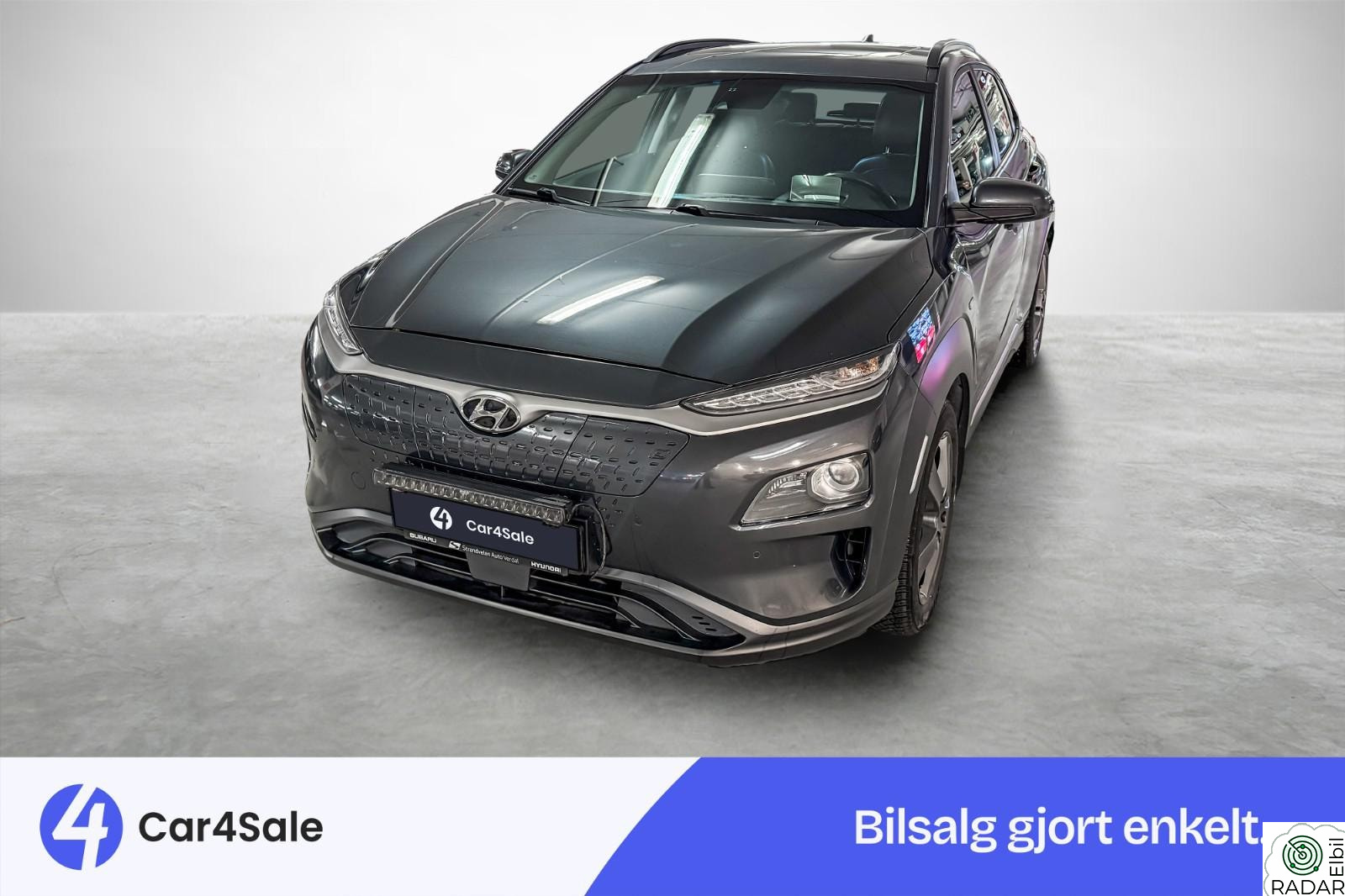 HYUNDAI Kona 64kwh 449km/ Soltak/ Skinn / HUD/ V.Pumpe/ Ny EU/ Norsk
