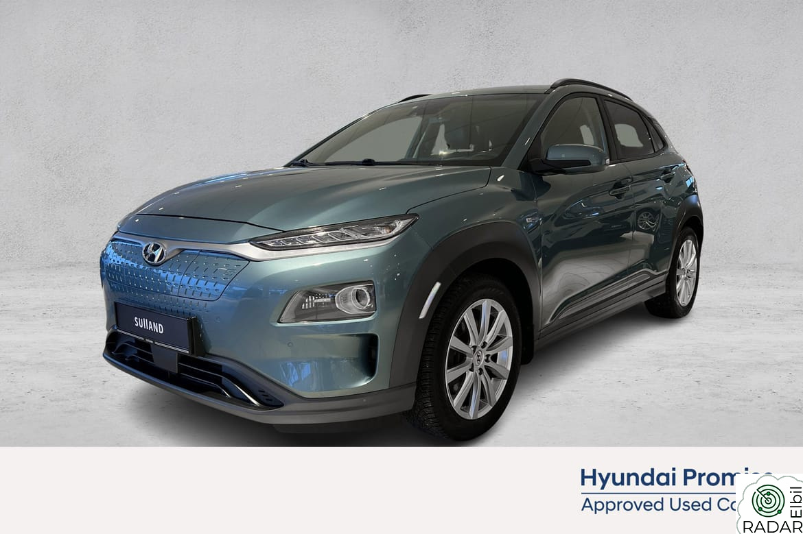 HYUNDAI Kona Premium LongRange 204 HK, Skinn, Norsk, Navi DAB+