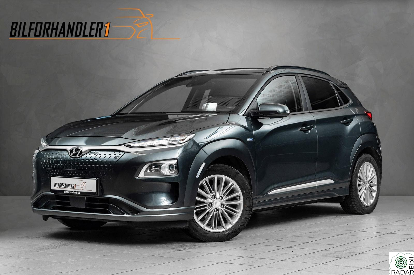 HYUNDAI Kona 64kw 449km Premium Skinn/Soltak/HUD/Krell/Norsk