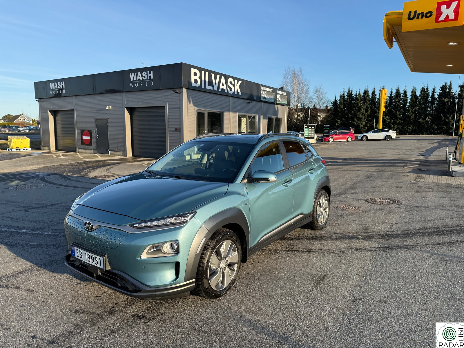 HYUNDAI Kona PREMIUM 64KWH SKINN/SOLTAK/HUD/KRELL/"NORSK" BIL