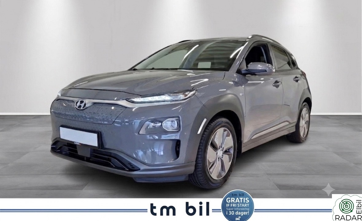 HYUNDAI Kona 64 kWh Premium Skinn Krell stereo EU 04/2028 Historikk