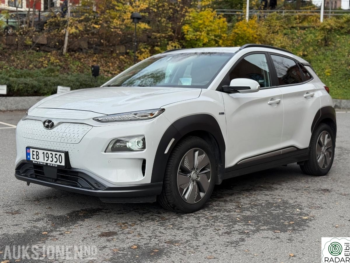 HYUNDAI Kona Premium 64 kWt, Ryggekamera, Soltak, Skinninteriør, S+V