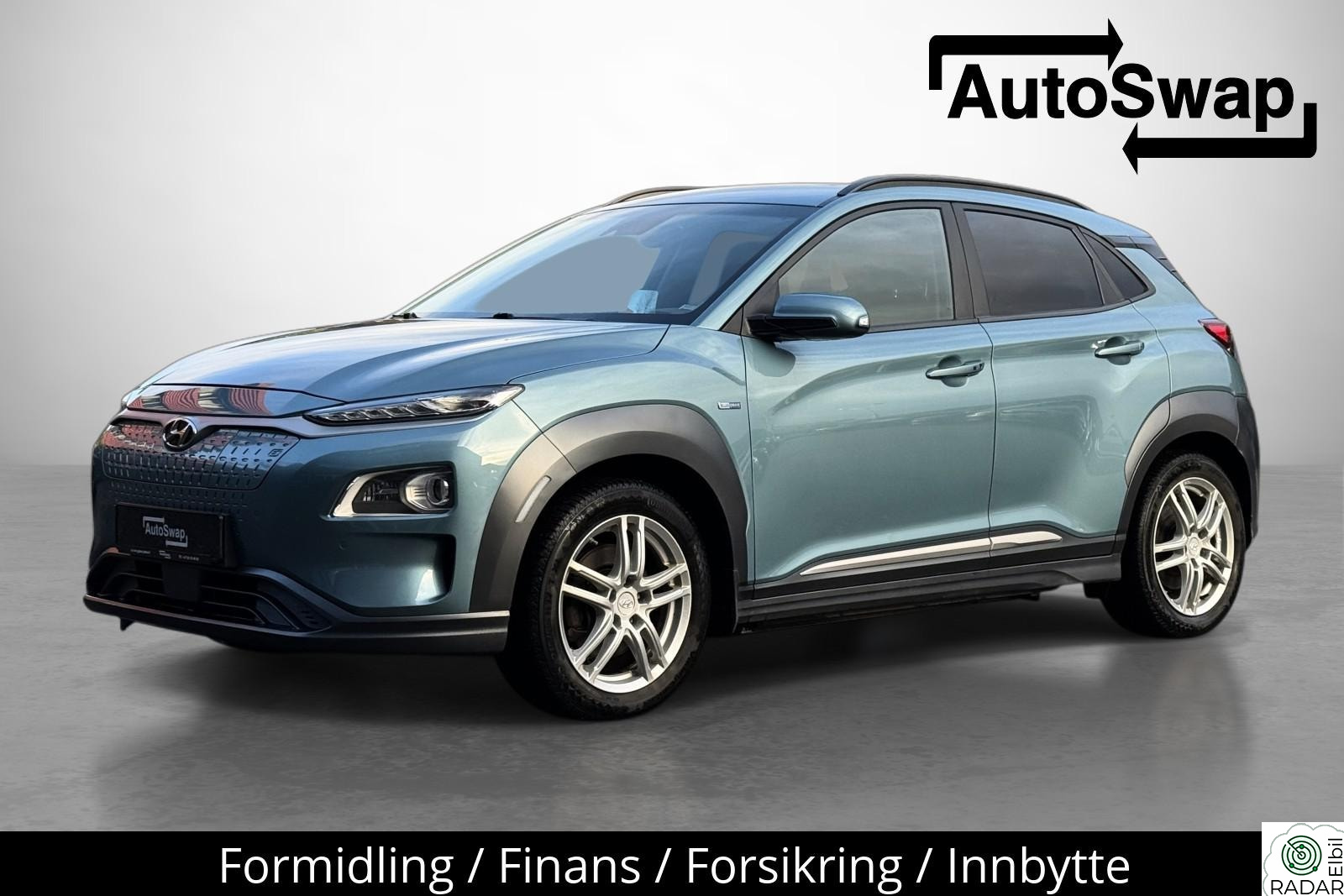 HYUNDAI Kona 64kWt 449km/Norsk/Premium/HUD/ACC/Skinn/El.sete/S+V