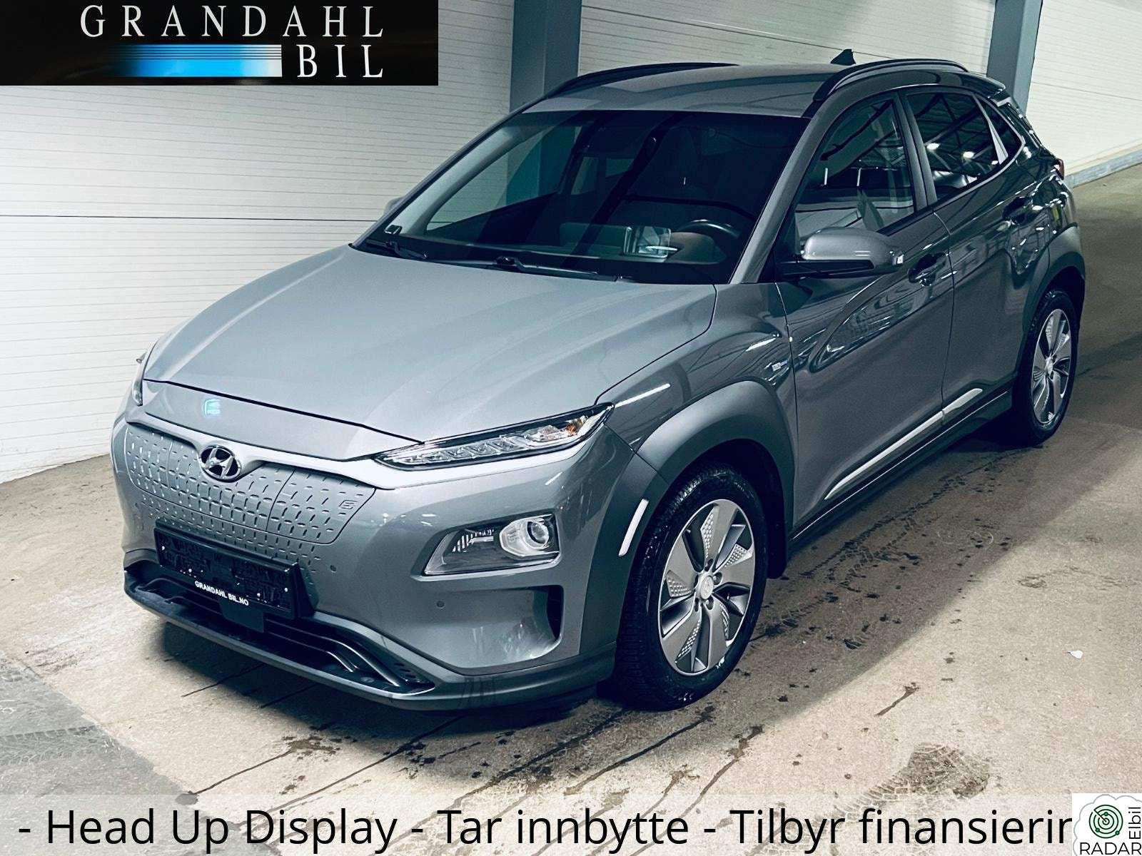 HYUNDAI Kona EV - 204 HK - 64 Kwh - SKINN - App styring