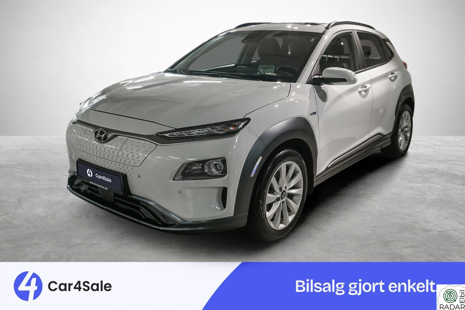 HYUNDAI Kona Long Range 64kwh 484km / Krell / Skinn / HUD / Norsk ++