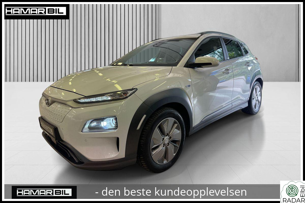 HYUNDAI Kona 64kWh|V.pumpe|ACC|Rattvarme|HUD|El.sete|Kamera+++
