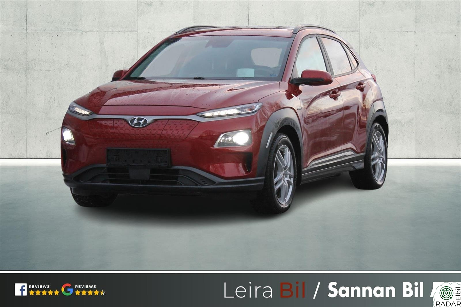 HYUNDAI Kona 64 kWh Premium | NORSK| Ventilerte seter| HUD| ACC|
