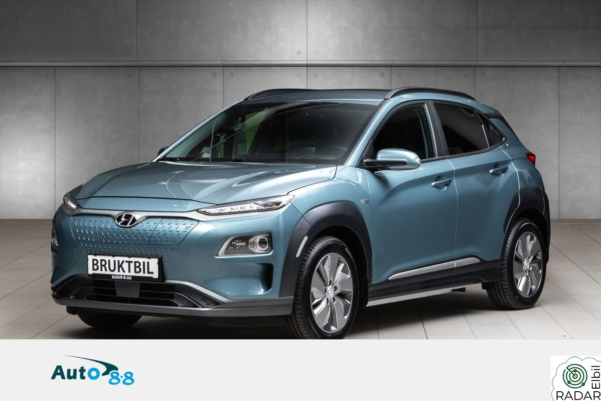 HYUNDAI Kona LR Premium med skinn