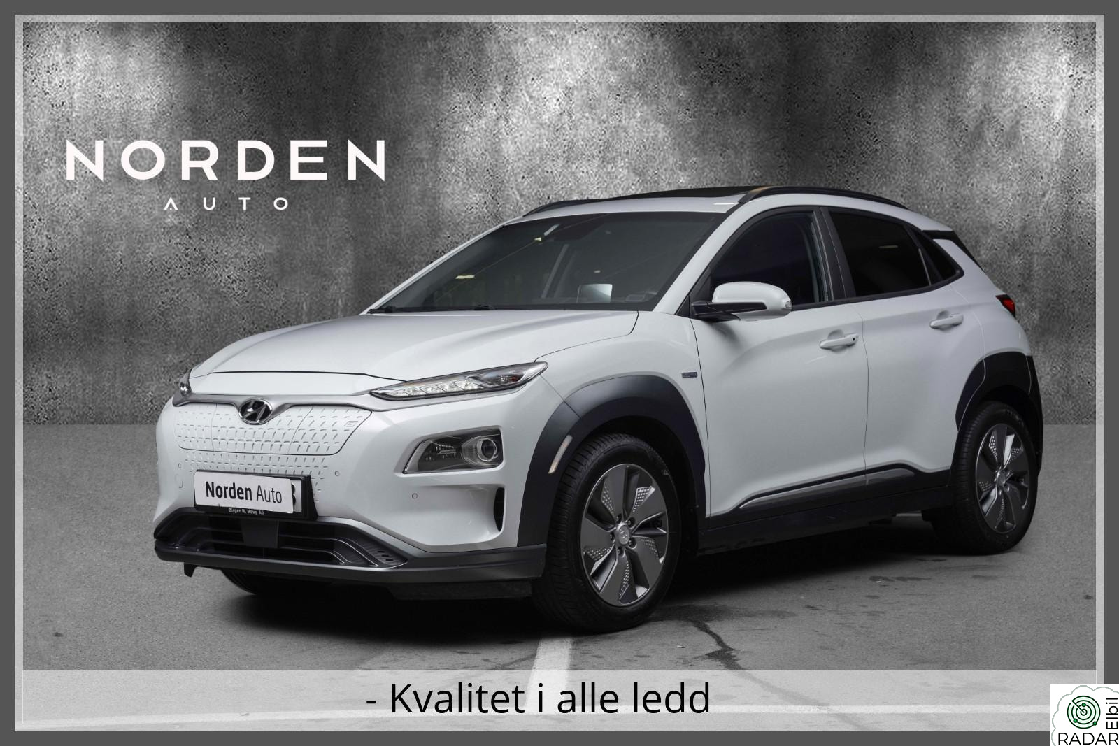 HYUNDAI Kona Premium-utgave/Fullskinn/Head-up/Navi/Soltak++