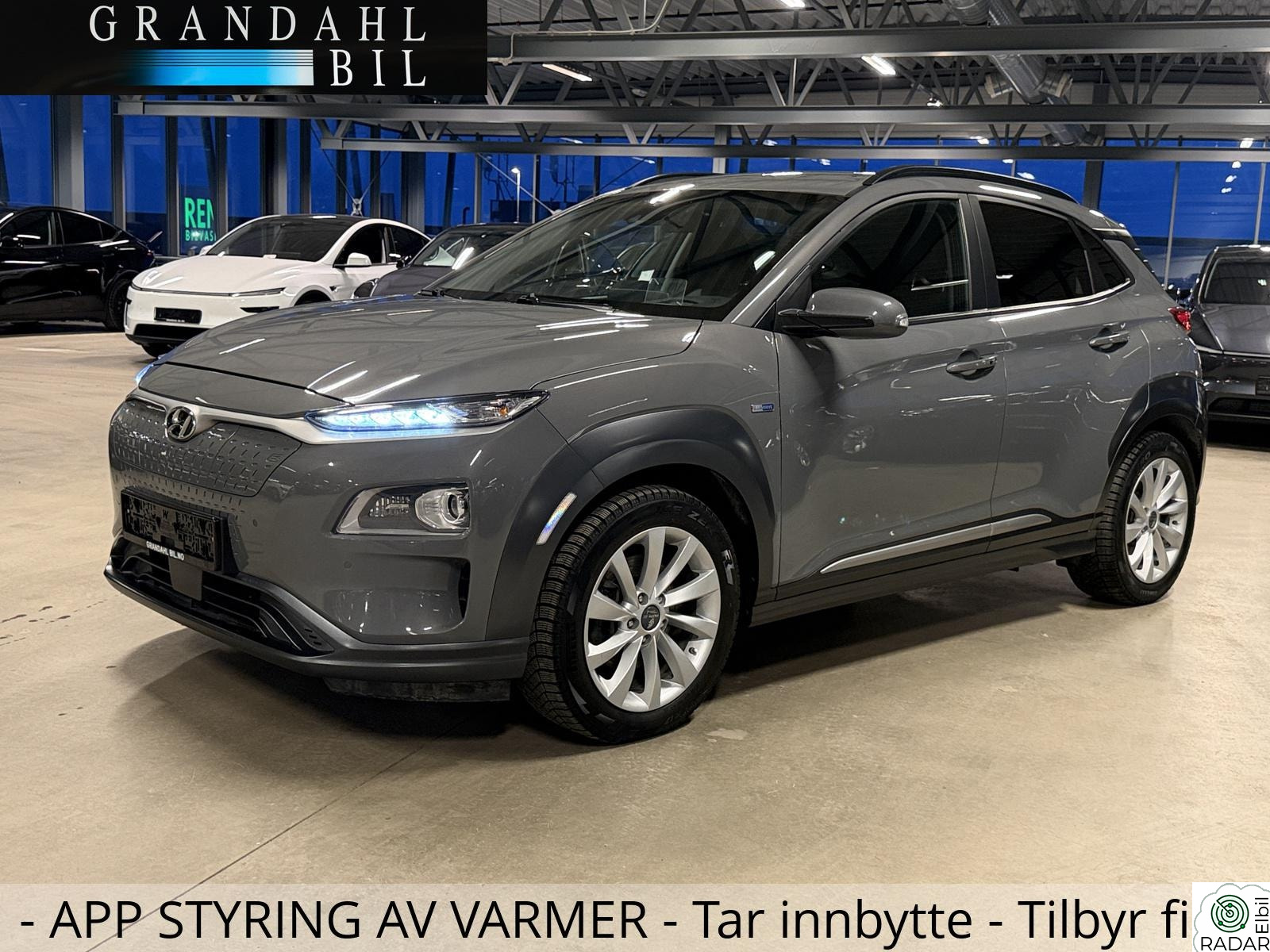 HYUNDAI Kona EV - 204 HK - 64 Kwh - EXCLUSIVE - Tar innbytte