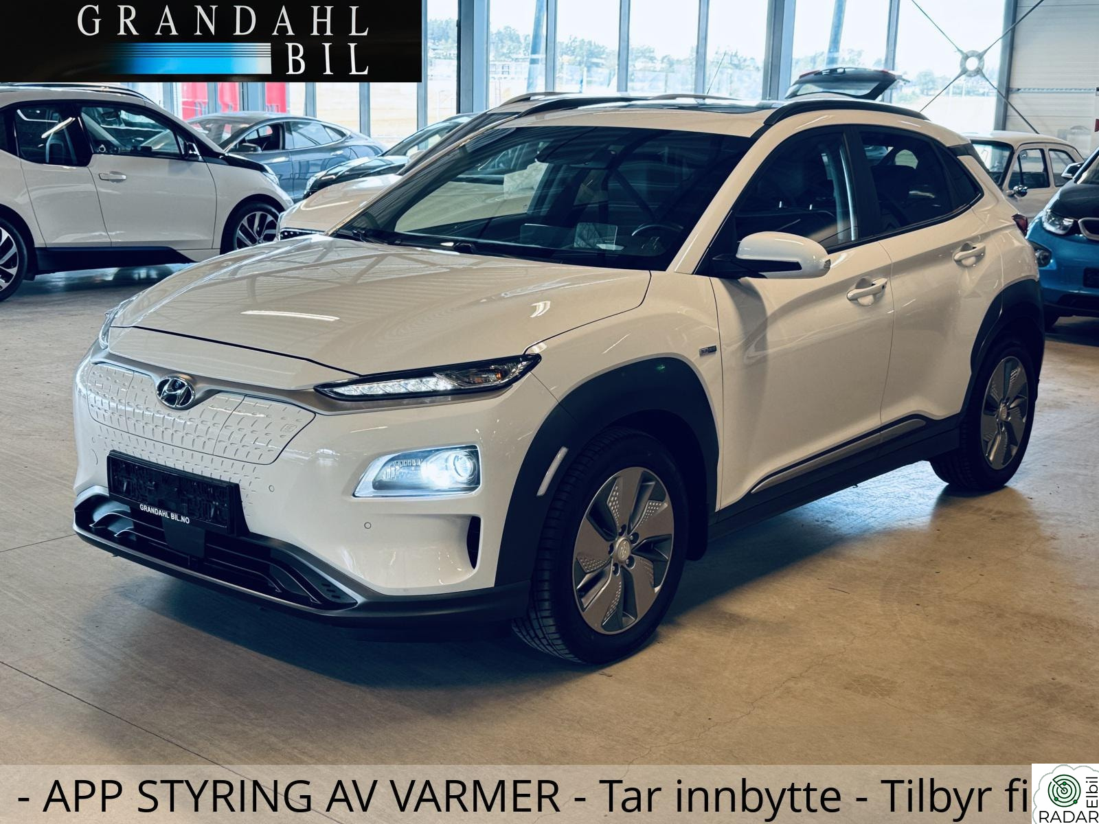 HYUNDAI Kona EV - 204 HK - 64 Kwh - EXCLUSIVE - Tar innbytte