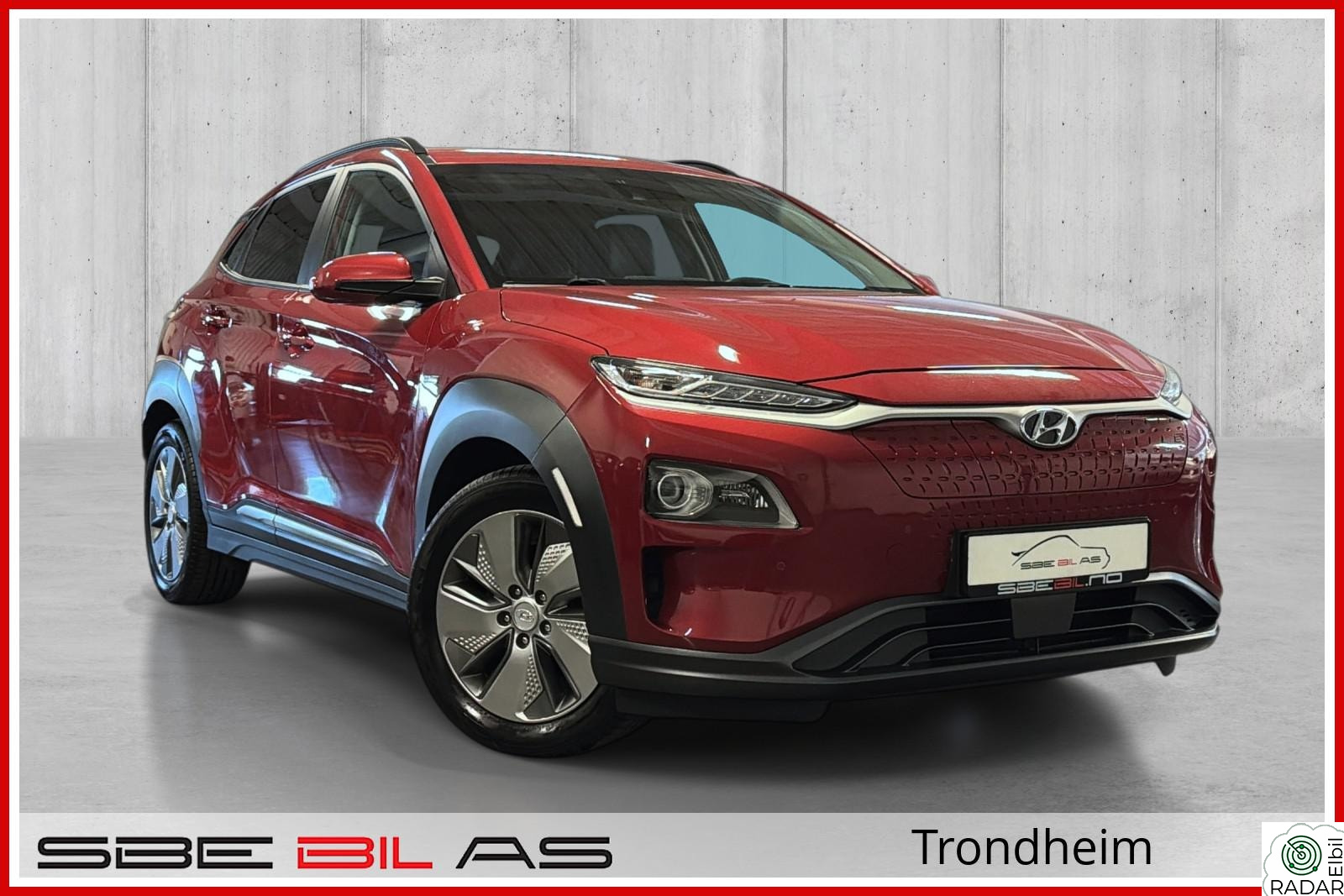 HYUNDAI Kona Long Range Premium Skinn/HUD/ACC/Navi/LED/APP/Garanti!