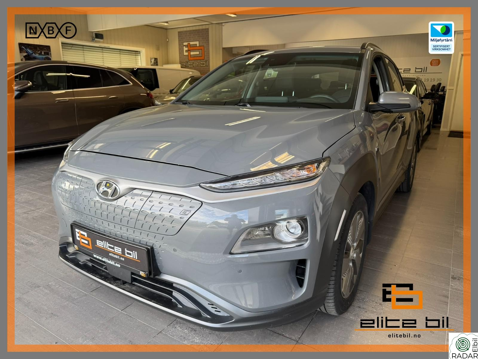 HYUNDAI Kona Premium. WLTP 484 km. |ACC|Skinn|Kamera|BLIS|+++