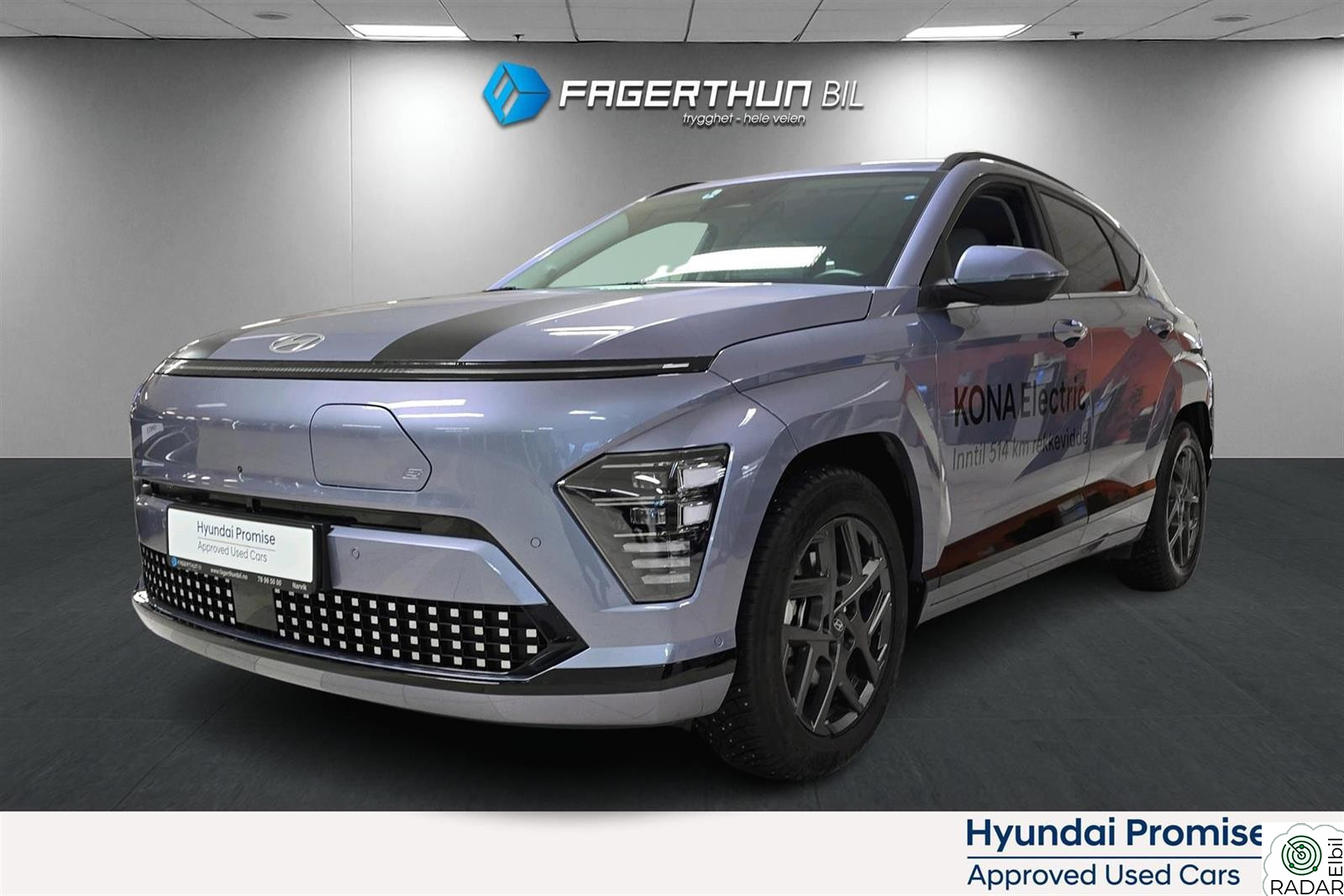 HYUNDAI KONA Premium Long Range/Topputstyrt/Skinn/Head-up/Bose