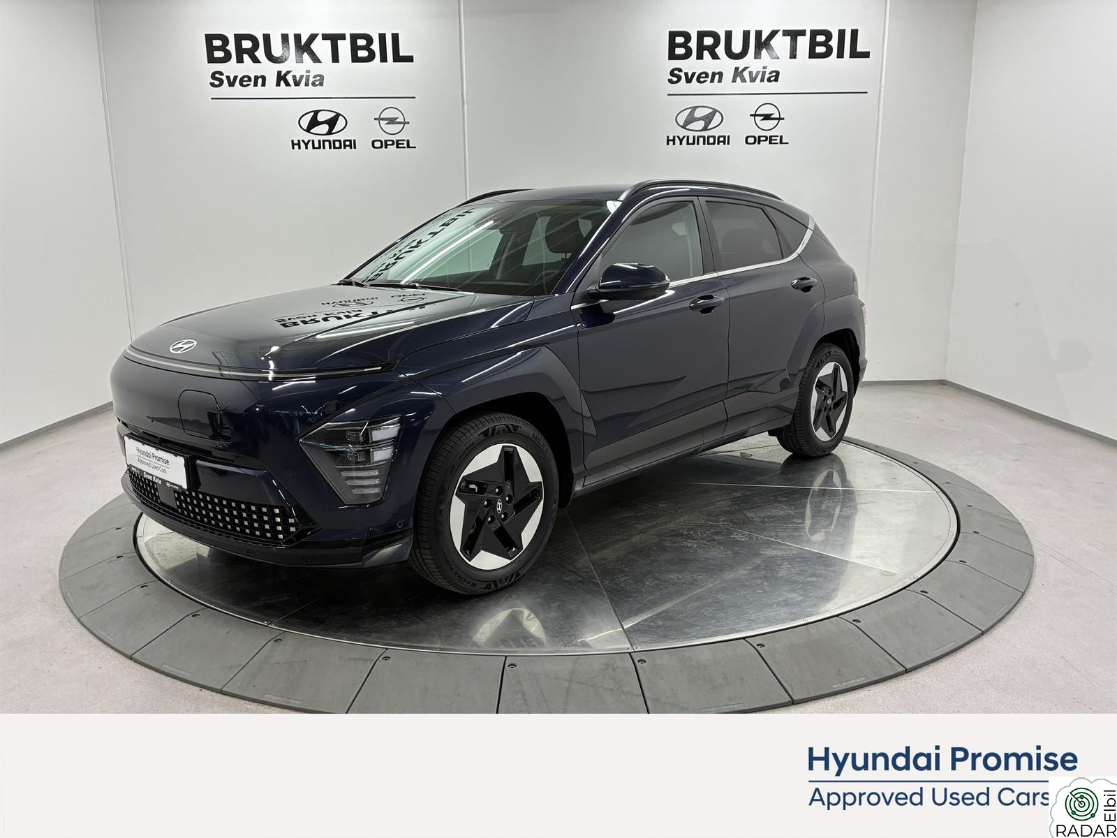 HYUNDAI KONA NORSK PREMIUM LR 65KWH 218HK NAVI 360-KAM CARPLAY