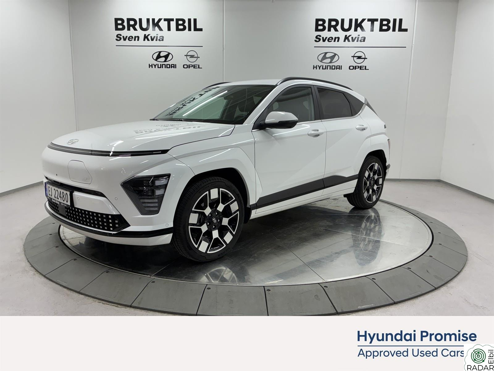 HYUNDAI KONA NORSK PREMIUM 19" 65KWH SKINN ACC HUD 360-KAMERA CARPLA