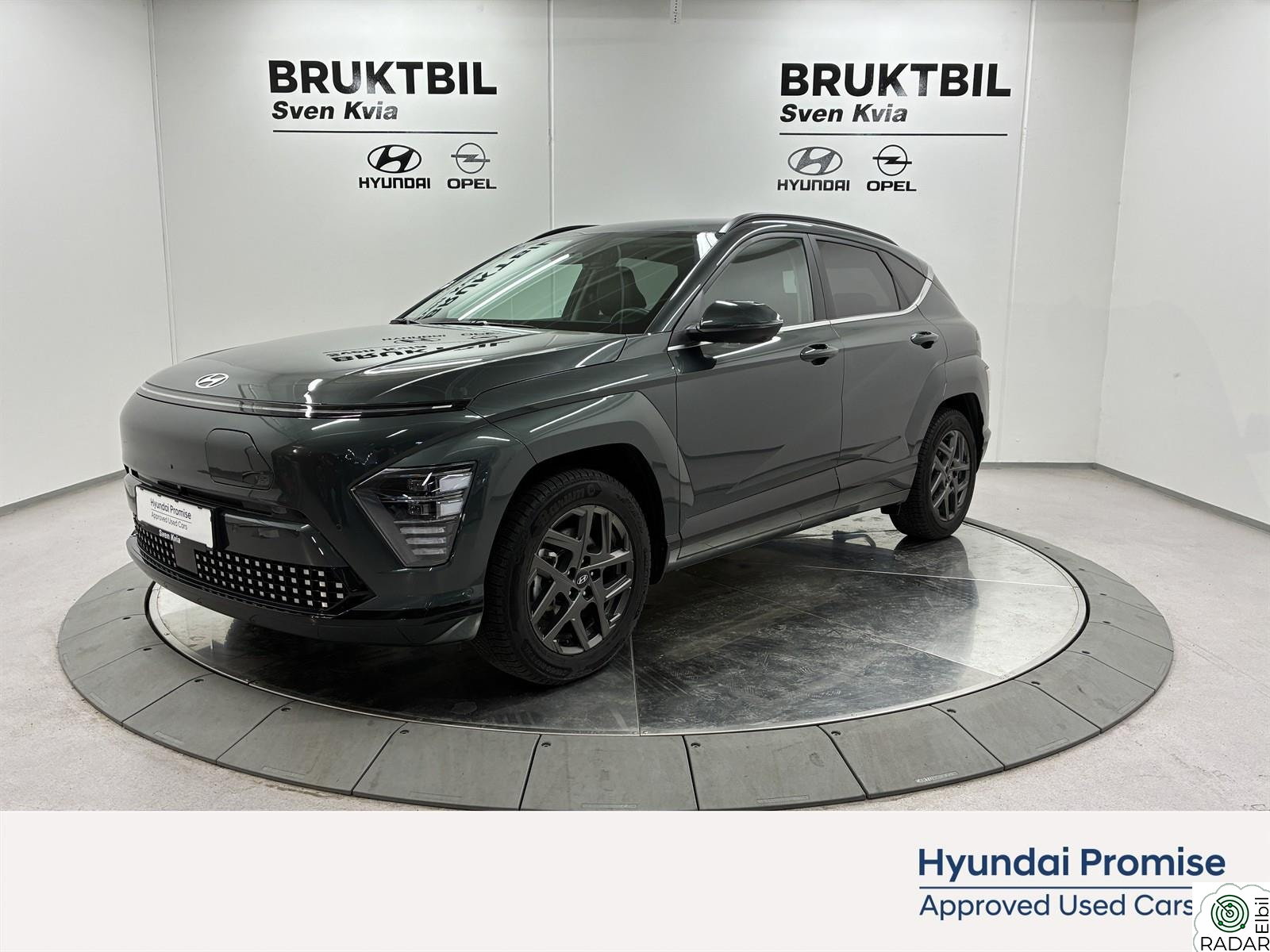 HYUNDAI KONA NORSK PREMIUMLR 65KWH 218HK KROK ACC HUD 360-KAMERA NAV
