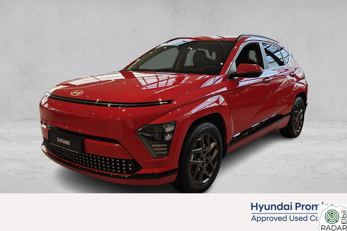 HYUNDAI KONA Premium I LongRange I 19"Hjul I Skinn I HeadUp I App