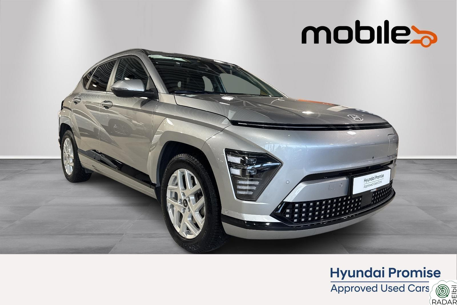 HYUNDAI KONA Premium LR, 19`` Sommerhjul, H.feste, Ny service