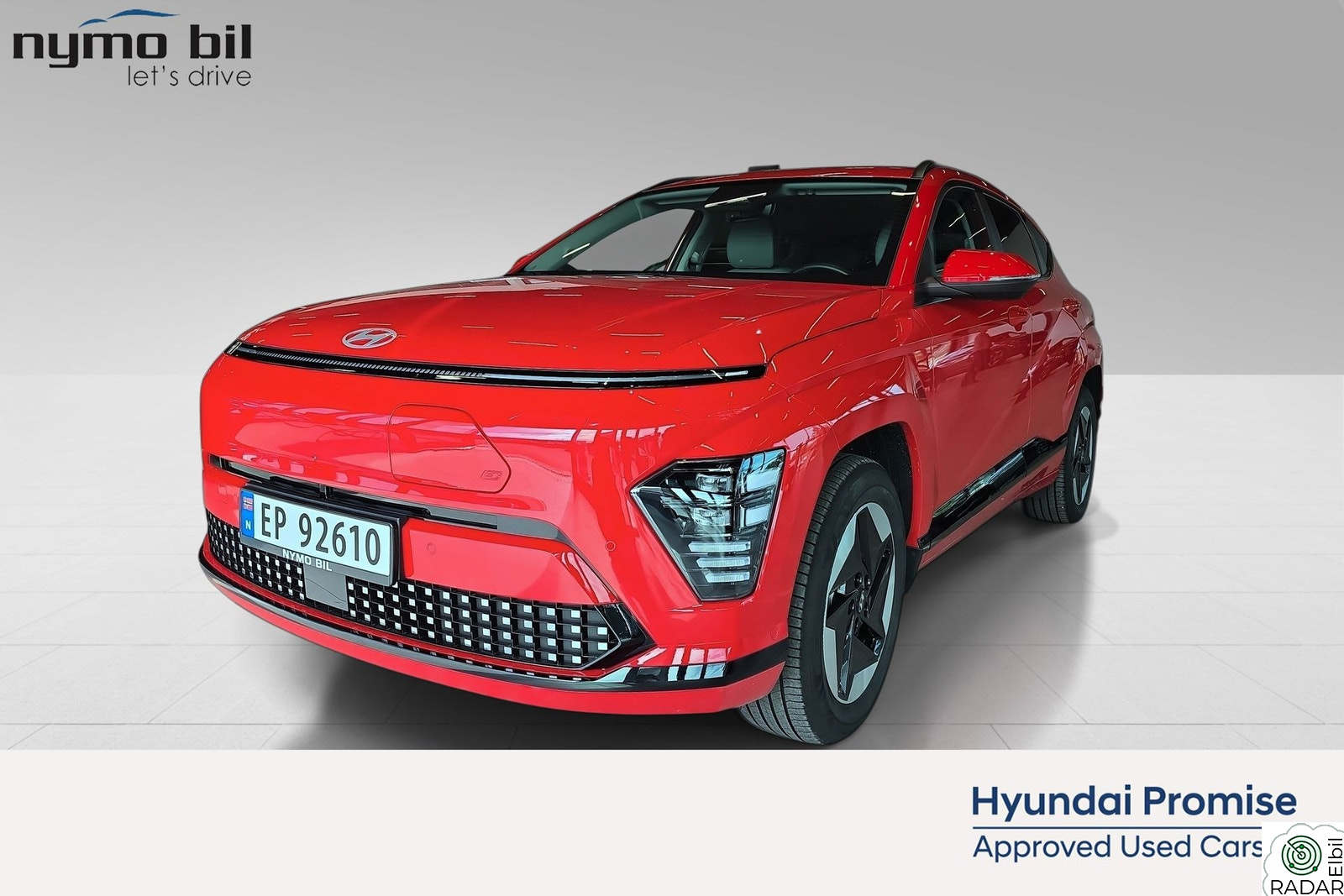 HYUNDAI KONA Premium LR - Grått interiør, 360kamera, Skinn, HUD