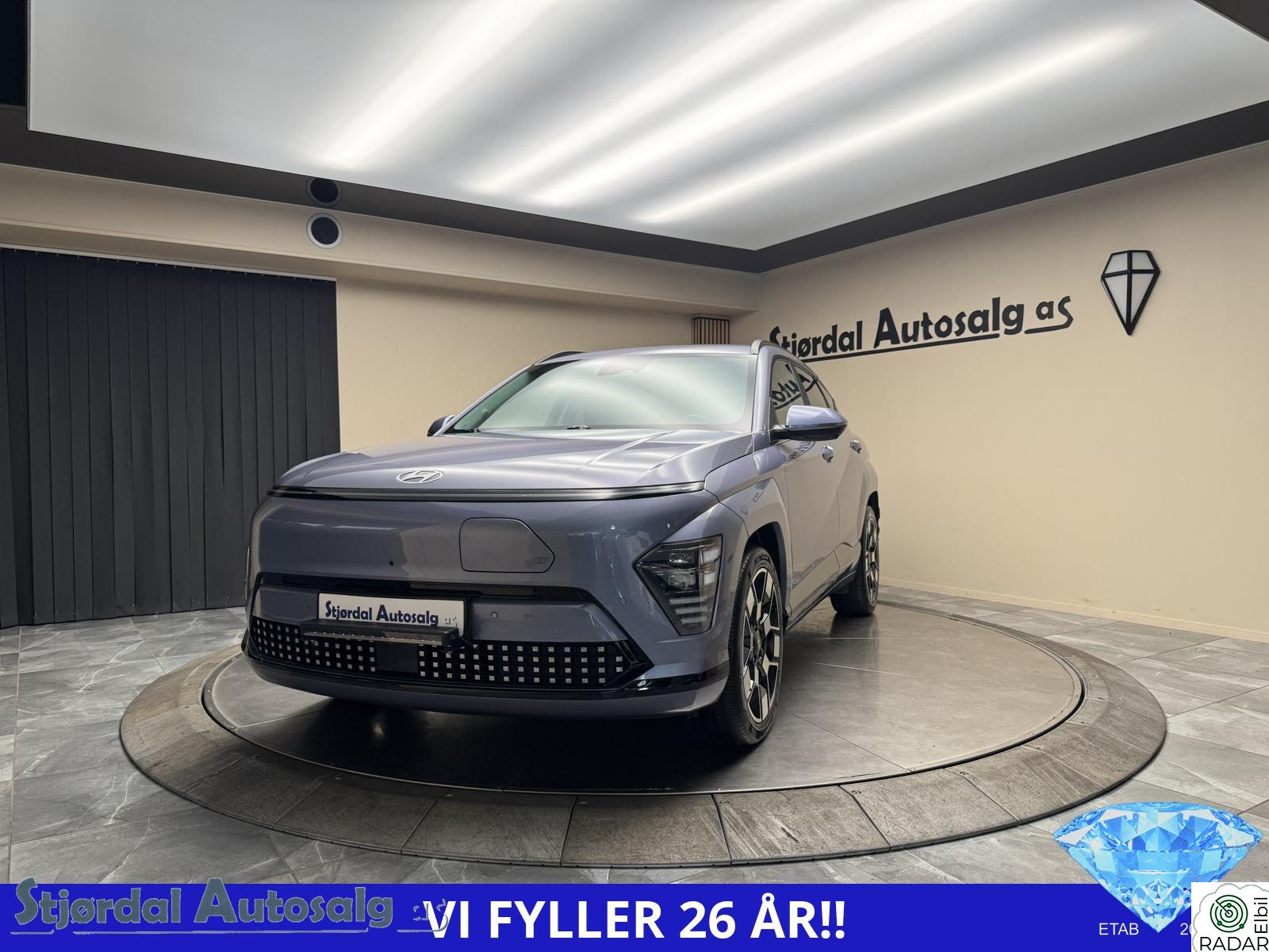 HYUNDAI KONA Premium/LR/ACC/APP/Krok/360g.k/Bose/Lav-km/1-eier/Norsk