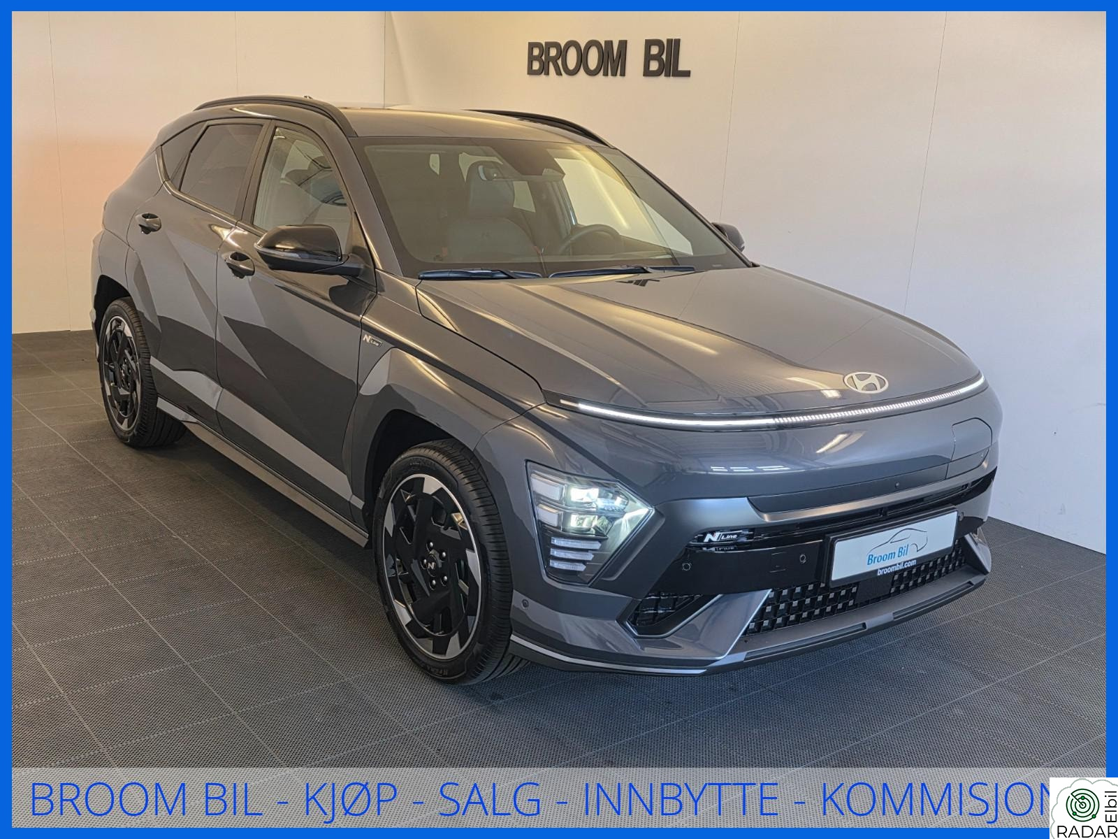 HYUNDAI KONA N-LINE LONG RANGE /360KAM/ACC/NAVI/EL.SETER/LED/NY BIL!