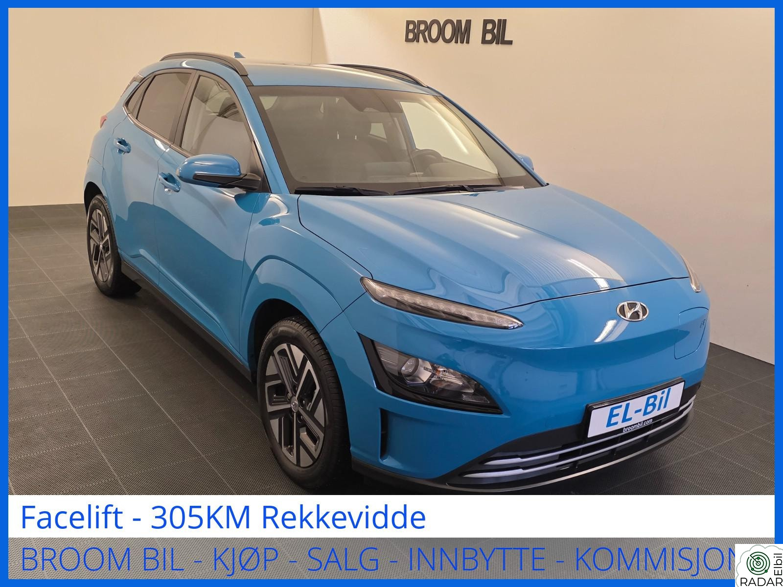 HYUNDAI Kona FACELIFT 305KM WLTP /RYGGEKAMERA/LED/NYBILGARANTI/