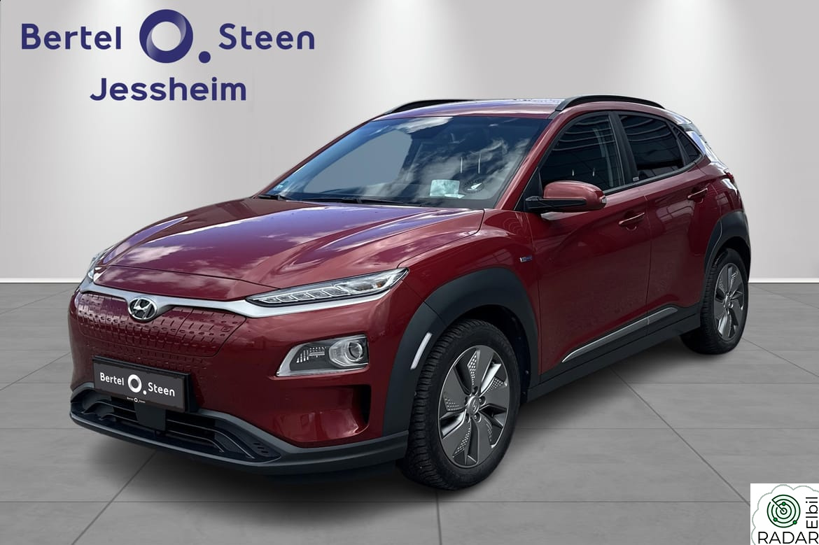 HYUNDAI Kona Long Range 64kWh, Varmepumpe, Godt utstyrt!