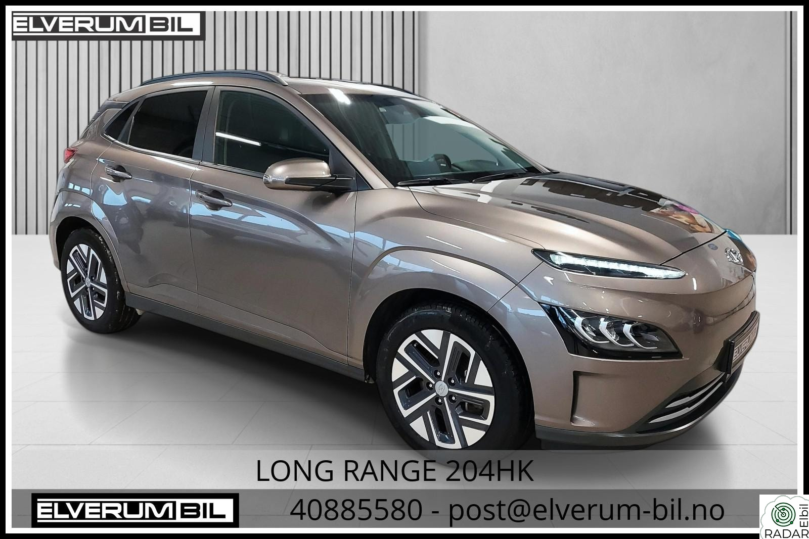 HYUNDAI Kona LONG RANGE 64kwh 204hk ACC/Kamera/Vpumpe/Varme ratt