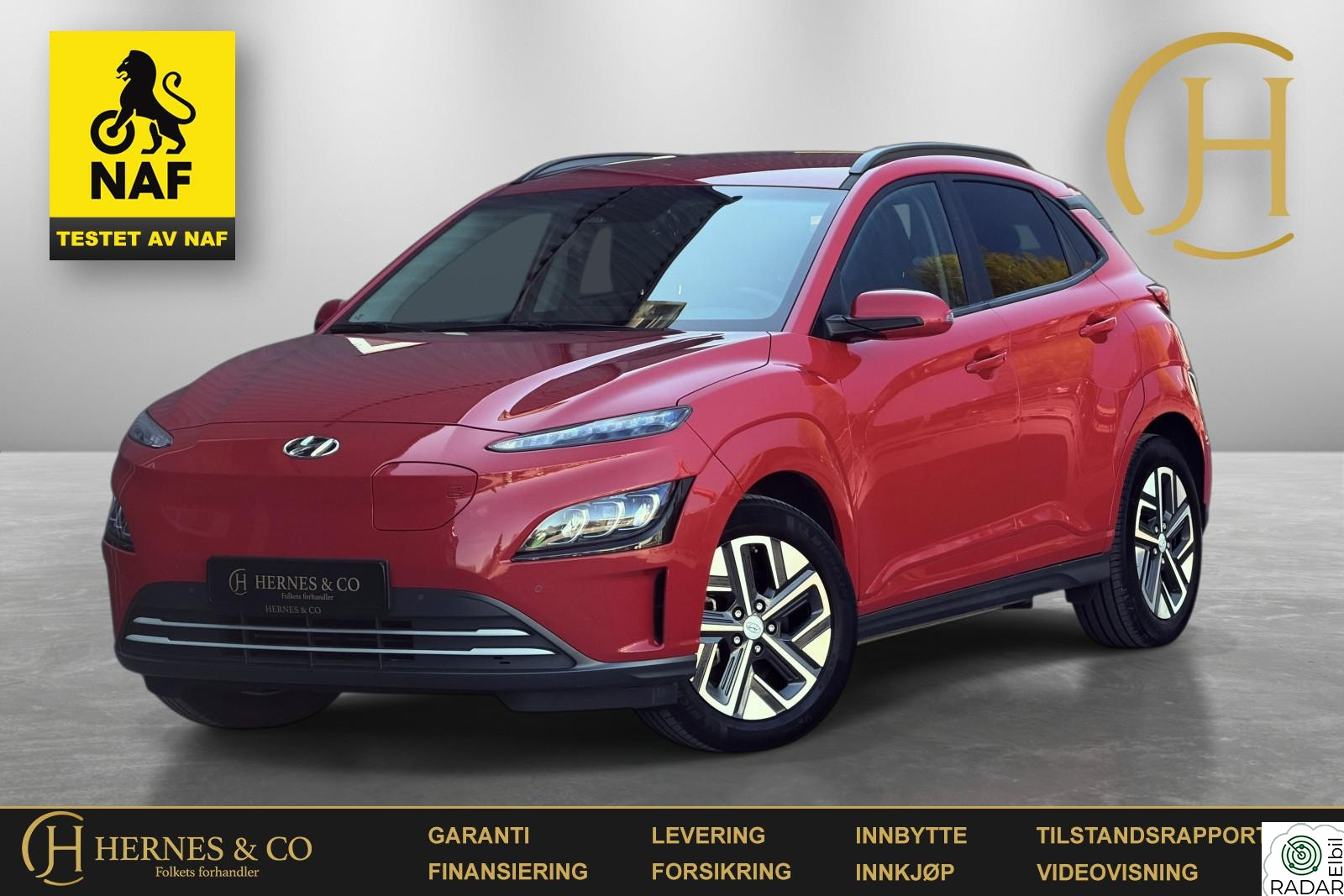 HYUNDAI Kona Carplay/Regenerativ/Keyless/Oppvarmet ratt/Krell