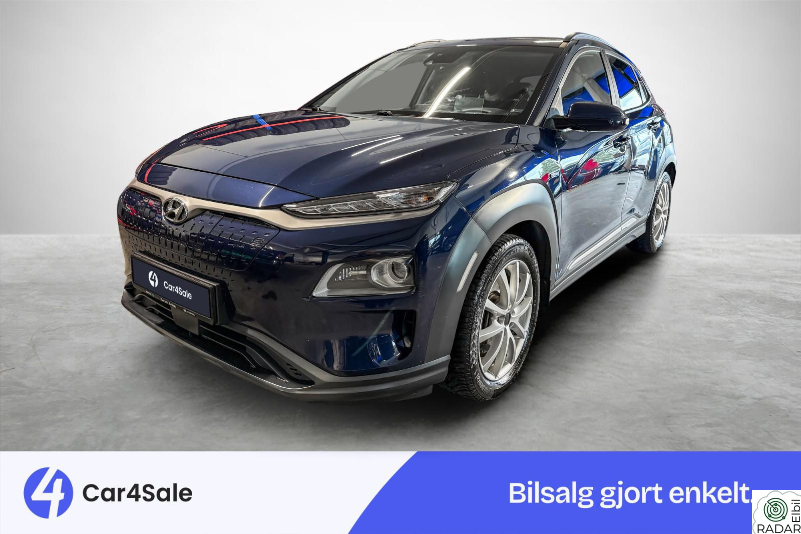 HYUNDAI Kona 64kwh / Krok / Skinn / HUD / Norsk / 449km / R.Kam/ ACC