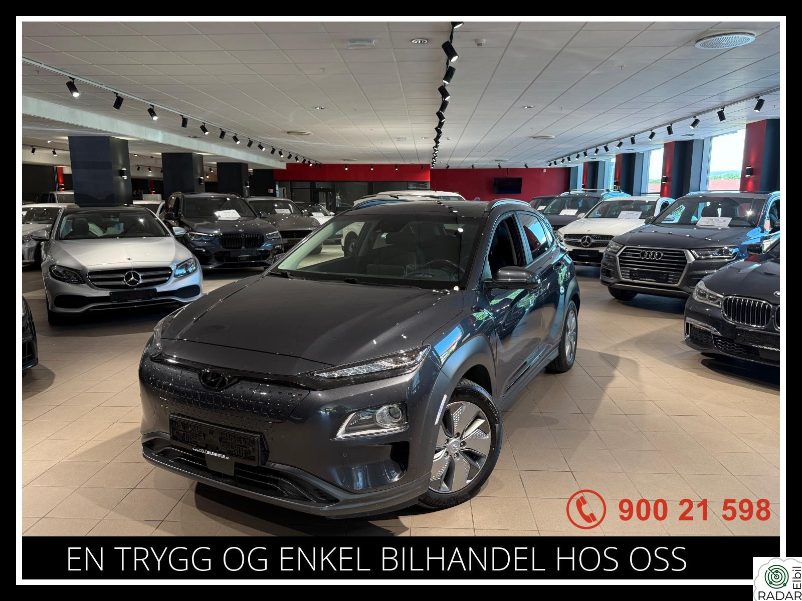 HYUNDAI Kona 64kwh/LongRange 484WLTP/Skinn/Kamera/Navi/Headup/ACC