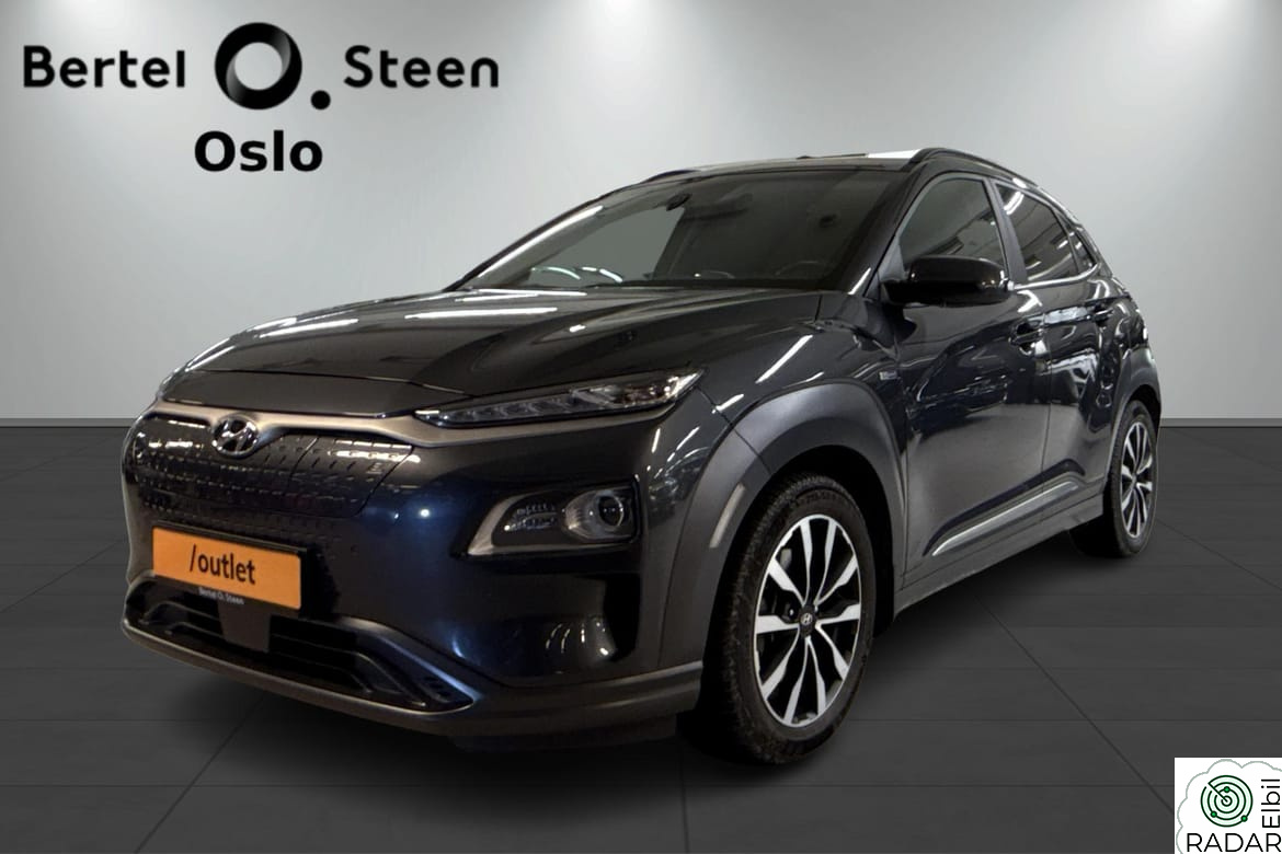HYUNDAI Kona 64 kWh 204HK TILSTANDSRAPPORT/ACC/CARPLAY/HEAD-UP