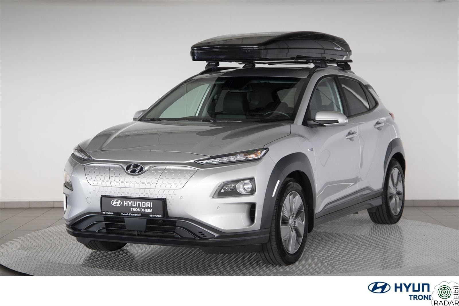 HYUNDAI Kona Premium Long Range Packline takboks|T.feste|Skinn|484