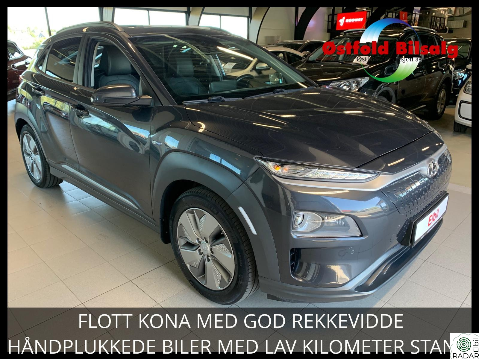 HYUNDAI Kona 64KWH/204HK/484KM PREM ACC SKINN PUMPE KRELL HUD NAVI