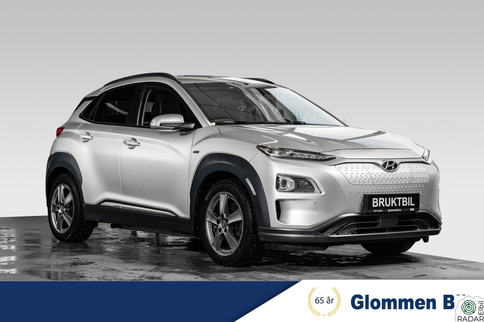 HYUNDAI Kona PREMIUM/SKINN/484KM WLTP/NORSK BIL/APP/ADAPTIVC./V.RATT