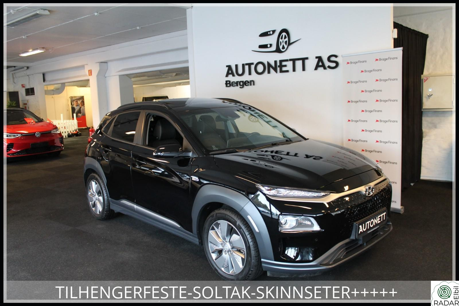 HYUNDAI Kona 64KWH,PREMIUM,H-FESTE,SKINN,SOLTAK,H-UP,LADEPLATE TLF!