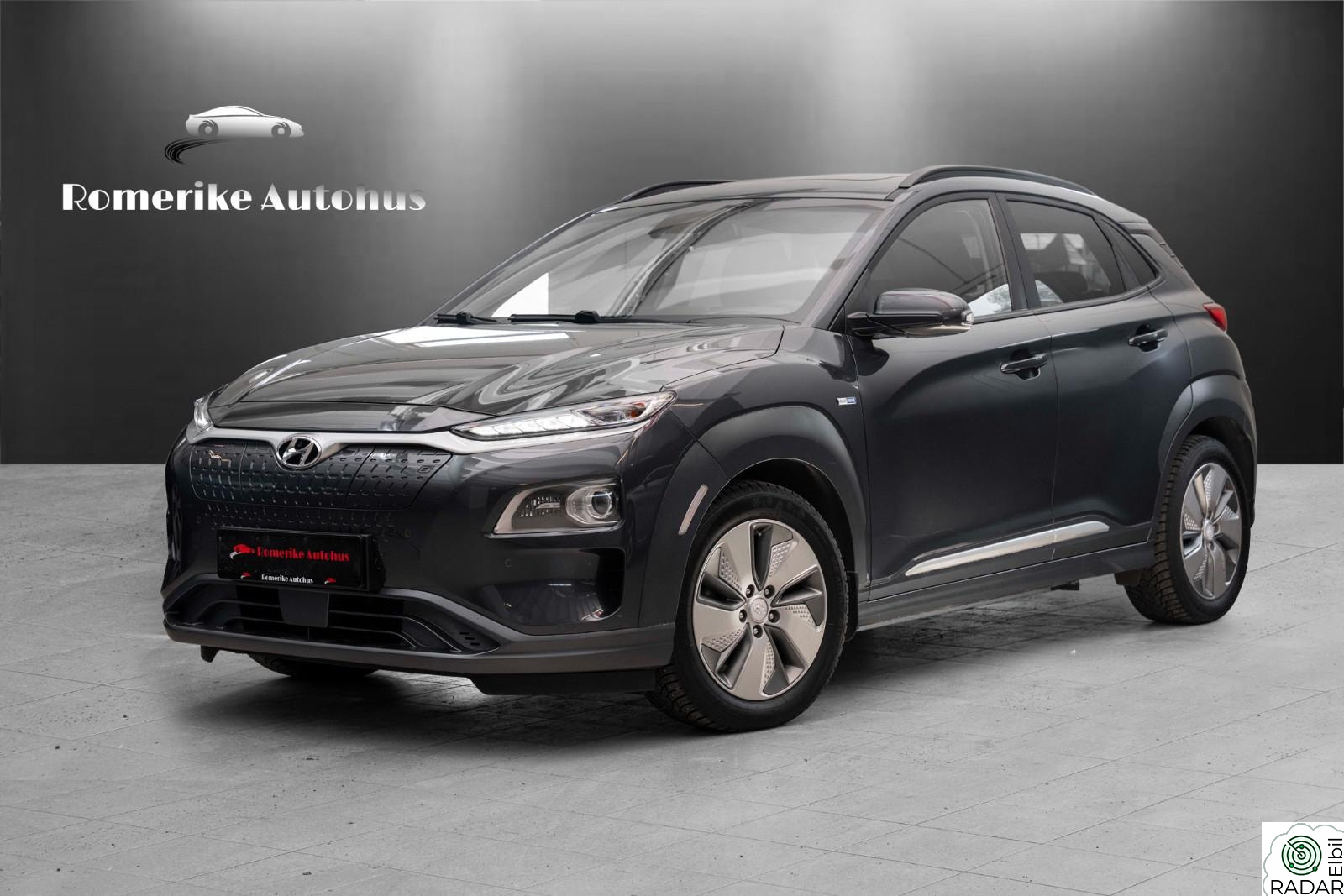 HYUNDAI Kona LR 64kWh 484KM Premium // Kjøling, Skinn, Soltak, HUD++