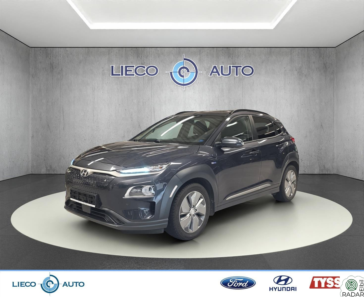 HYUNDAI Kona 64kWt 204HK Premium Skinn Takluke H.Feste