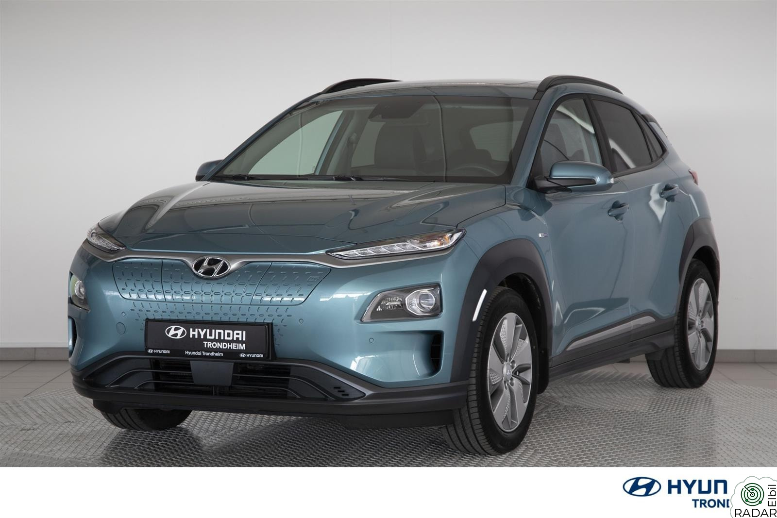 HYUNDAI Kona Long Range Premium Ny Service og EU|Soltak|App|Skinn