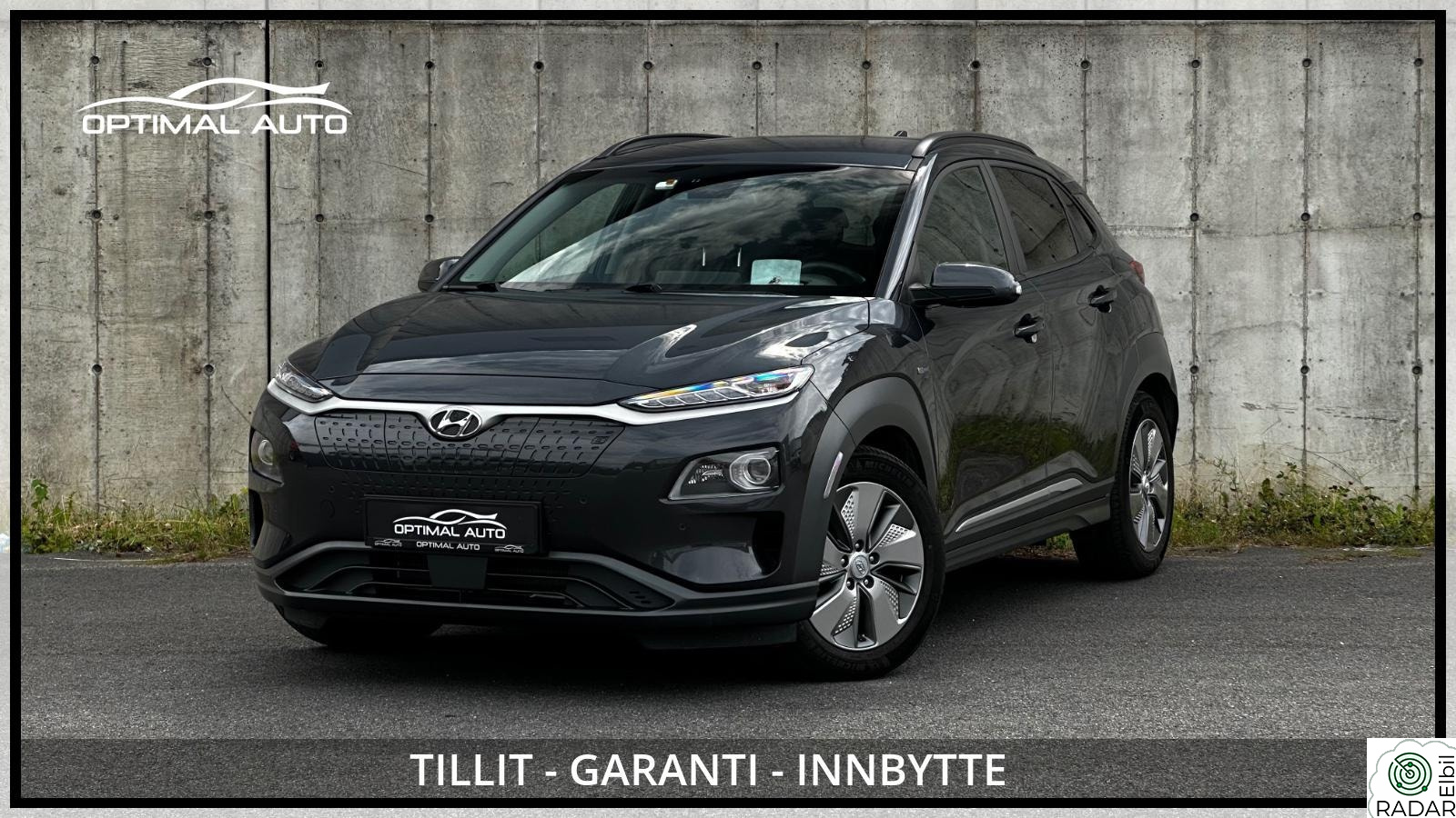 HYUNDAI Kona 64kwh LR/Premium/V.pumpe/ACC/Rattvarme/HUD/Skinn++