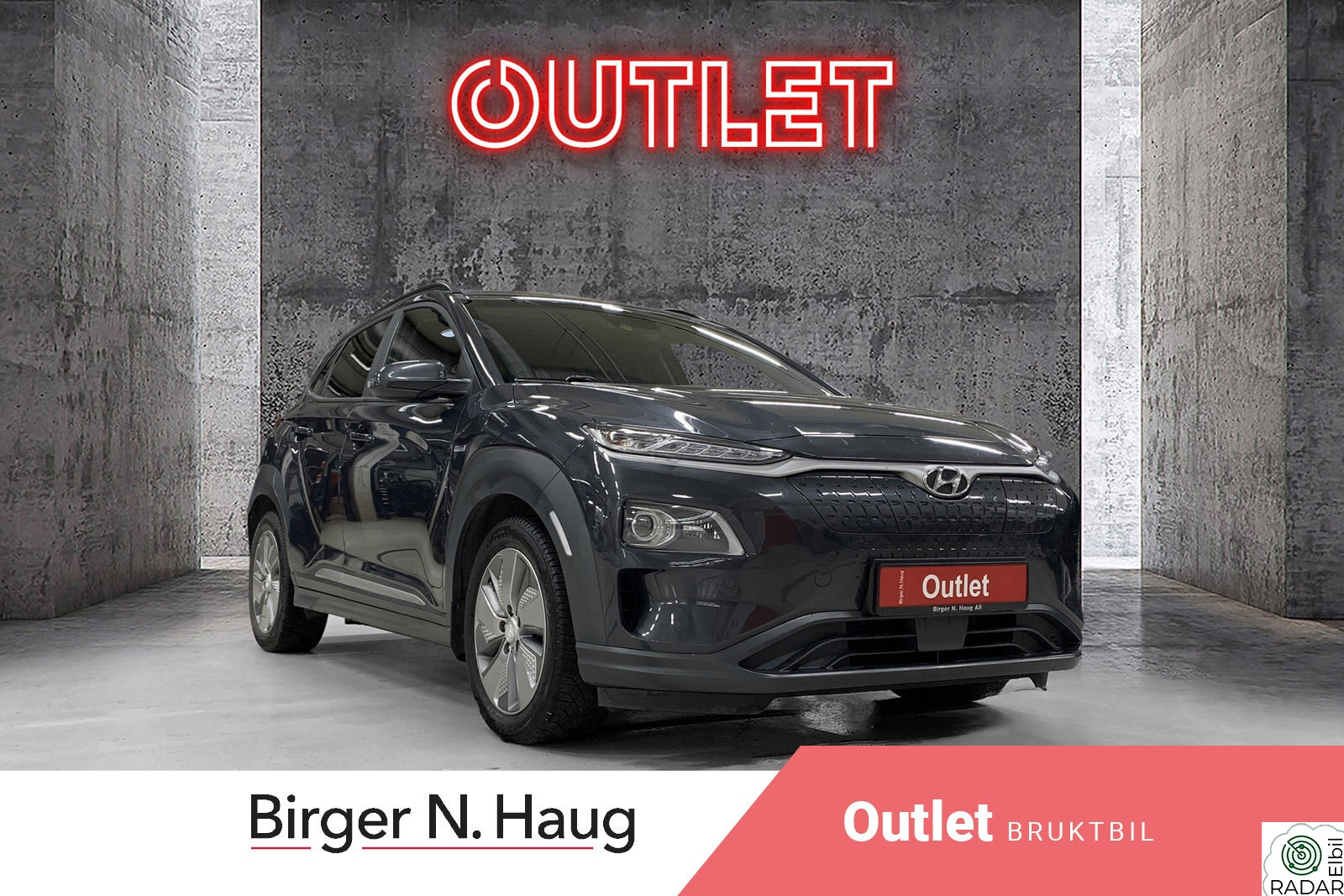 HYUNDAI Kona Premium OUTLET|NAVI|SKINN|LEVERINGS KLAR|ADAPTIV CRUISE