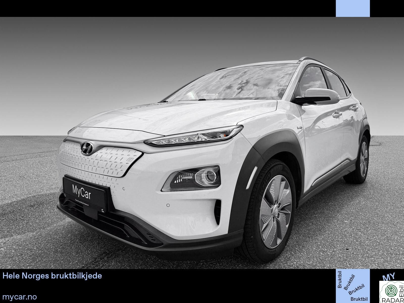 HYUNDAI Kona Long Range/ACC/Kamera/Navigasjon/Skinn/Head-up/KRELL++