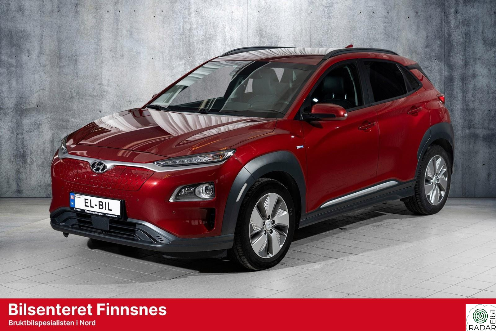 HYUNDAI Kona Mye utstyr, 484km rekkevidde